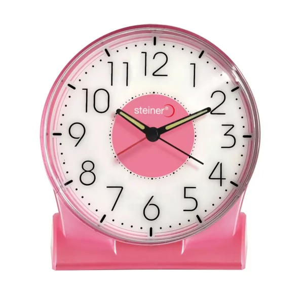 Reloj despertador Rosa compacto