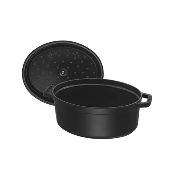 COCOTTE | Ovalado, Negro 15 cm - 40509-478 - Imagen 2