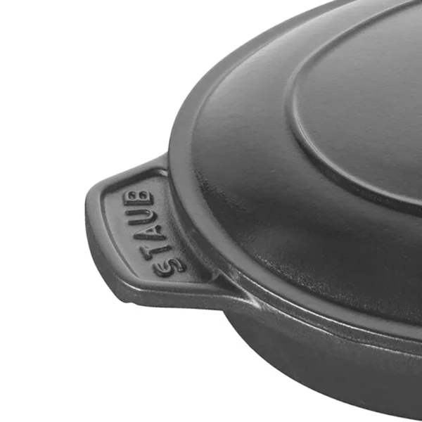 PLATO | Ovalado con Tapa, Negro 23 cm - 40509-582 - Imagen 2