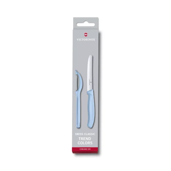 Swiss Classic | Juego Cuchillo y Pelador, Azul - 6.7116.21L22 - Imagen 2