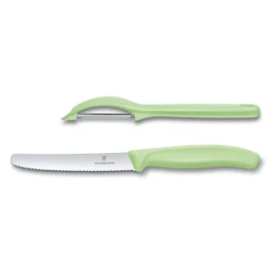 Swiss Classic | Juego Cuchillo y Pelador, Verde – 6.7116.21L42