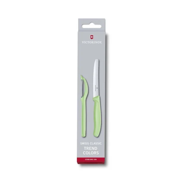 Swiss Classic | Juego Cuchillo y Pelador, Verde – 6.7116.21L42 - Imagen 2