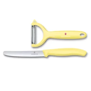 Swiss Classic | Juego Cuchillo y Pelador, Amarillo - 6.7116.23L82