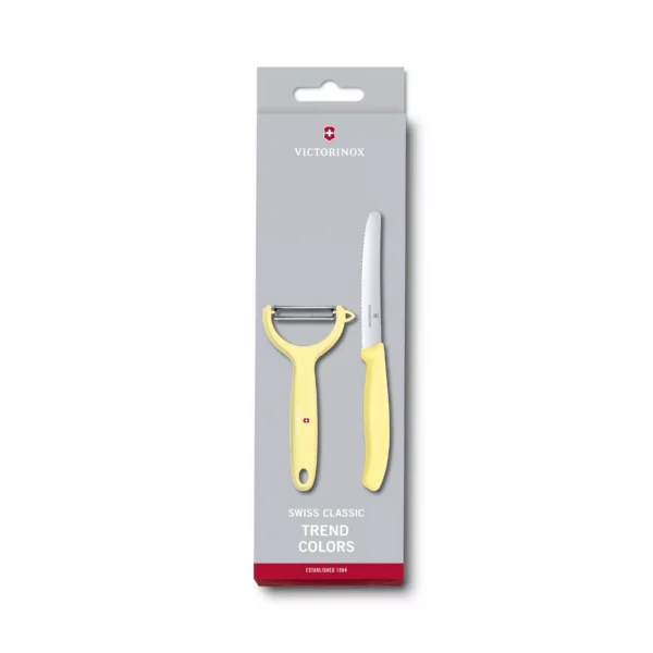 Swiss Classic | Juego Cuchillo y Pelador, Amarillo - 6.7116.23L82 - Imagen 2