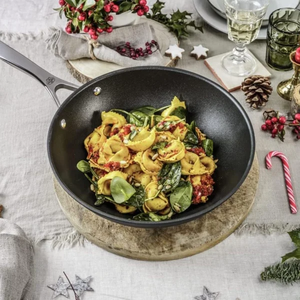 ALBA | Wok de Aluminio Con Titanio, 30 cm - ALBG8E0-30U - Imagen 4