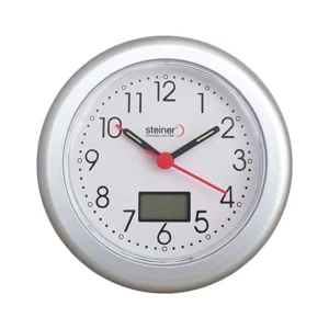 Reloj Despertador | Análogo con Pantalla LED que indica temperatura - Blanco