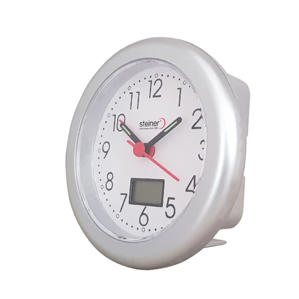 Reloj Despertador | Análogo con Pantalla LED que indica temperatura - Blanco - Imagen 2