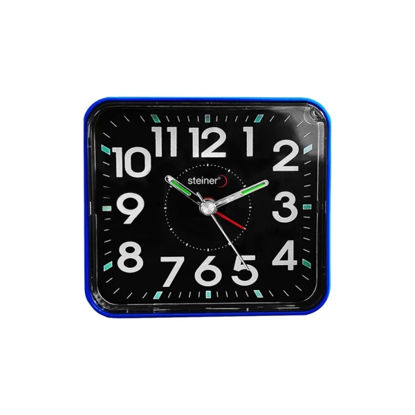Reloj Despertador | Análogo, Azul - BM09401BL