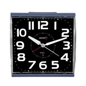 Reloj Despertador | Análogo Cuadrado, Azul – BM11802BL