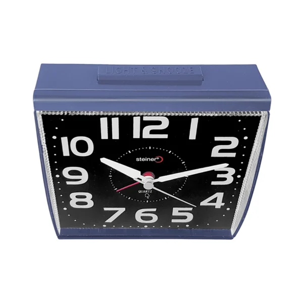 Reloj Despertador | Análogo Cuadrado, Azul – BM11802BL - Imagen 3