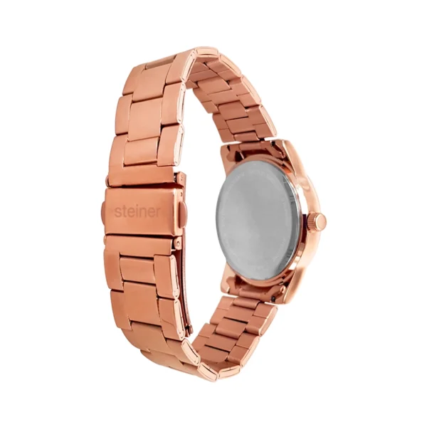 Reloj Dama | Análogo, Oro Rosa / Negro Ø 38 mm - ST23135ME - Imagen 3