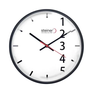 Reloj de Pared | Análogo, Blanco / Negro Ø 30 cm – STWA22-3349BW