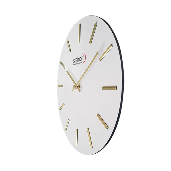 Reloj de Pared | Análogo, Blanco / Dorado Ø 30 cm – STWA22-55668WG - Imagen 2