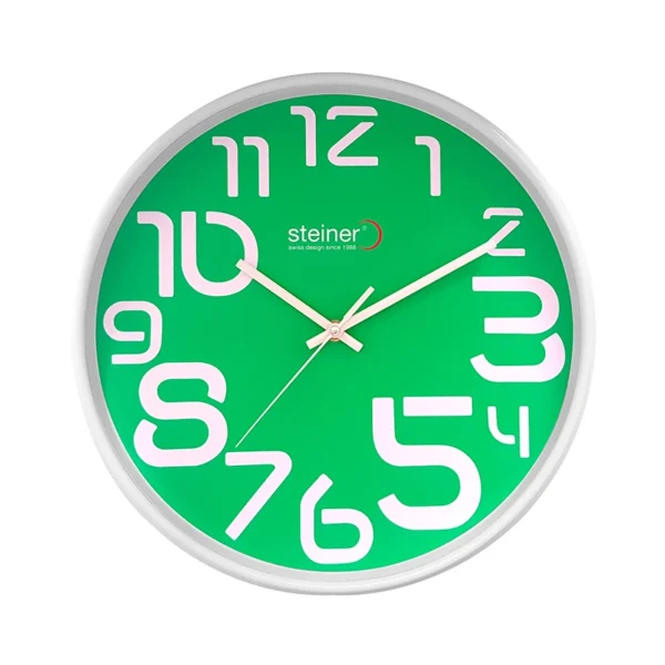 Reloj de Pared | Análogo, Verde Ø 31 cm - STWA23-6437WG