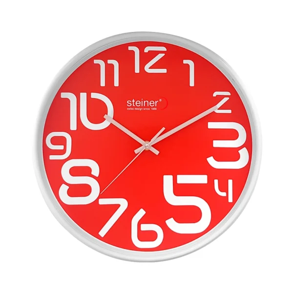 Reloj de Pared | Análogo, Rojo Ø 31 cm - STWA23-6437WR