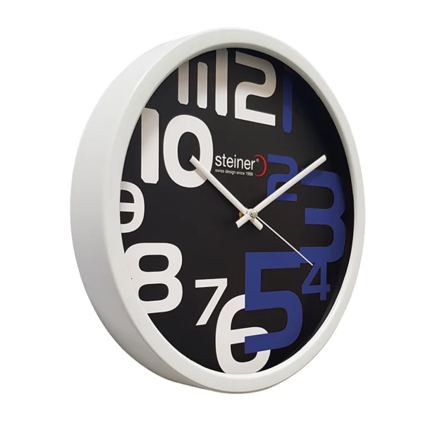 Reloj de Pared | Análogo, Negro / Azul Ø 30 cm - STWA23-6691BL - Imagen 2