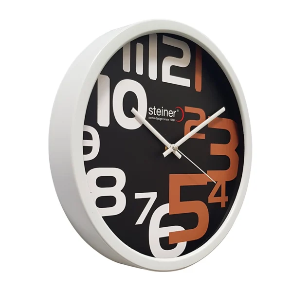 Reloj de Pared | Análogo, Negro / Naranja Ø 30 cm - STWA23-6691NG - Imagen 2