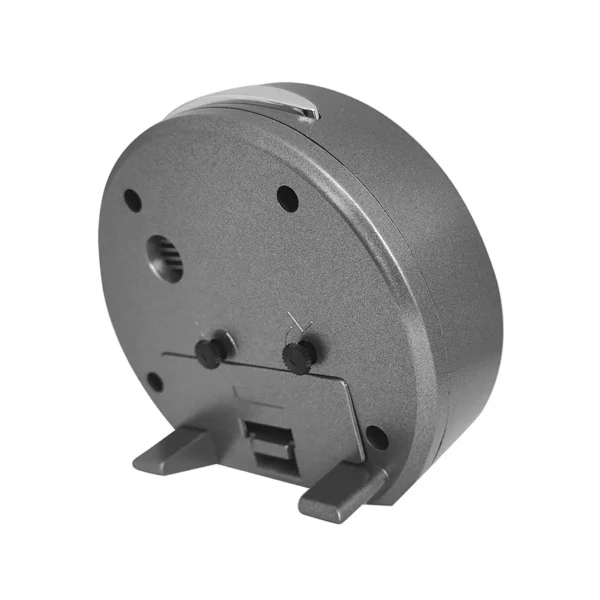 Reloj Despertador | Análogo Circular, Gris – TB-552GR - Imagen 3