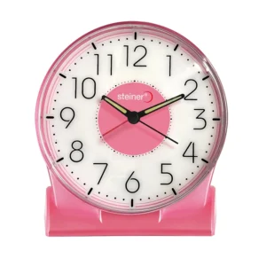 Reloj Despertador | Análogo Circular, Rosa - TB-922PK