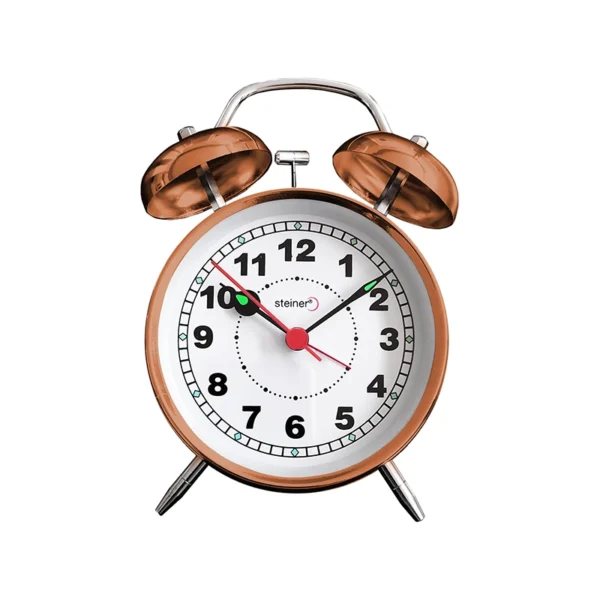 Reloj Despertador | Análogo Campana, Bronce - TB11501BR