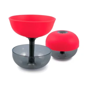 TAZÓN DOBLE PLEGABLE | Silicón Rojo - 073101RD