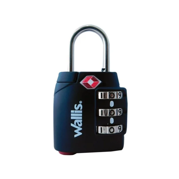 Wallis | Candado De Combinacion TSA Negro - A810321