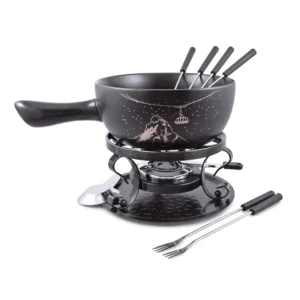 GRUYERE | Set de Fondue, 9 Piezas, Negro - F66901