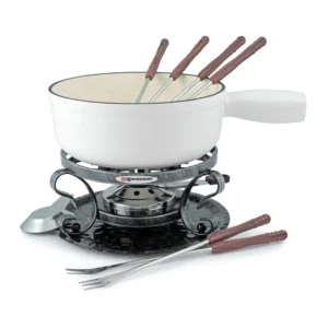 LUGANO | Set de Fondue, Blanco, 9 Piezas - KF-66522