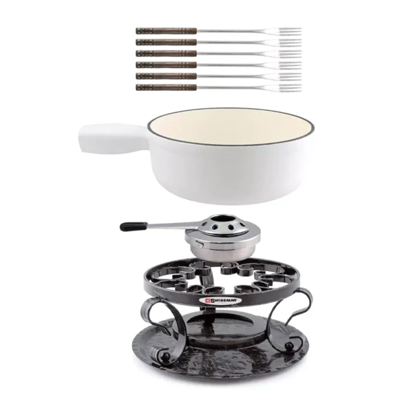 LUGANO | Set de Fondue, Blanco, 9 Piezas - KF-66522 - Imagen 2