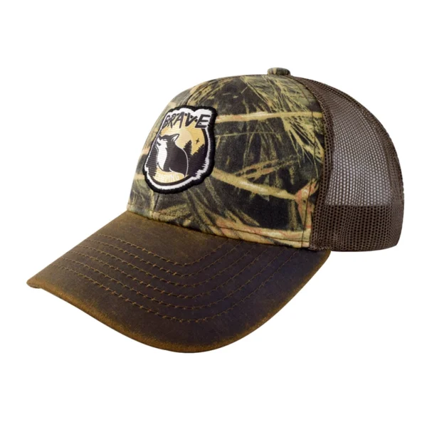 Wallis | Gorra con malla y ajustador, "Brave camping" - C9213166
