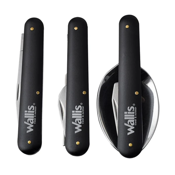 Wallis | Cubiertos plegables, 3 piezas, mango aluminio - K270140 - Imagen 3