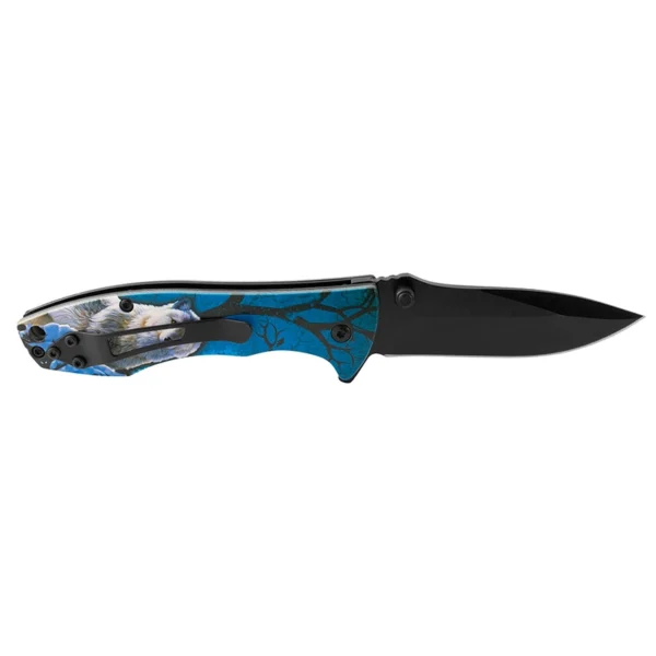 Wallis | Navaja de bloqueo con mango azul "lobo"- K270243 - Imagen 5