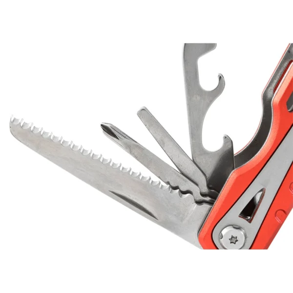 Wallis | Multiherramienta con 12 usos, mango aluminio rojo con funda - K900177 - Imagen 3