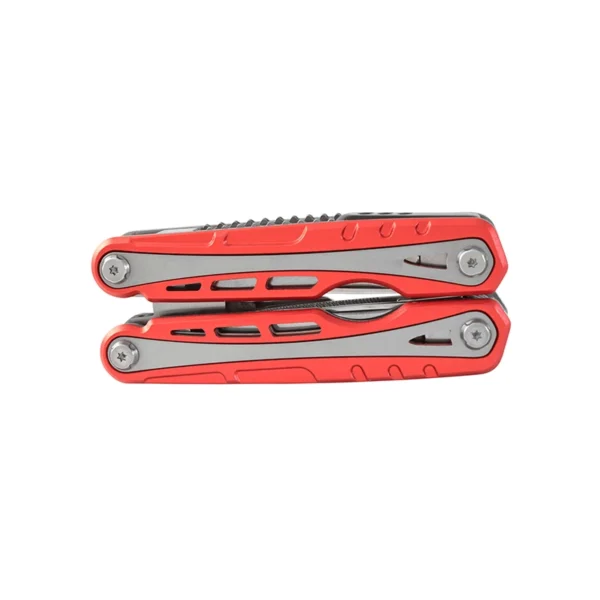 Wallis | Multiherramienta con 12 usos, mango aluminio rojo con funda - K900177 - Imagen 5