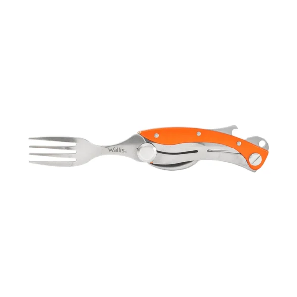 Wallis | Cubierto con 3 usos no desprendible con funda, mango aluminio naranja - K900975 - Imagen 3