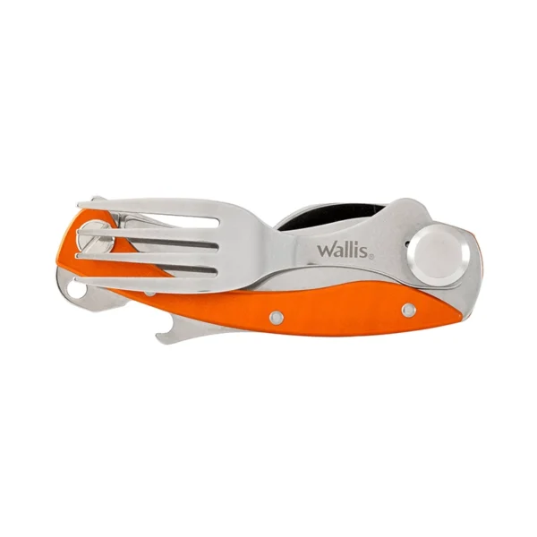 Wallis | Cubierto con 3 usos no desprendible con funda, mango aluminio naranja - K900975 - Imagen 5