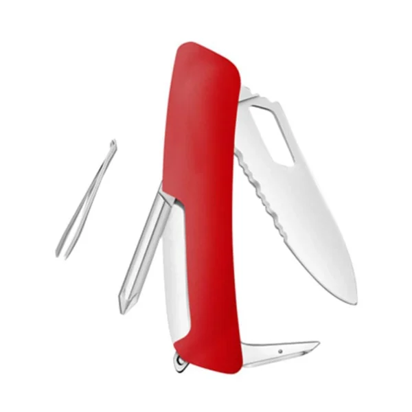 Swiza | Navaja ORIGINAL Single Hand SHO2 TR Wavy Edge, Rojo - KST.0020.1000 - Imagen 2