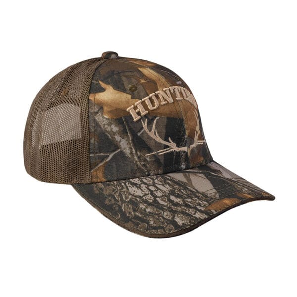 Wallis | Gorra sandwich con malla y ajustador de velcro, Hunting - C9213186 - Imagen 3