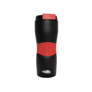 Wallis | Vaso térmico de acero inoxidable, con goma antideslizante y tapa rosca - M2893183