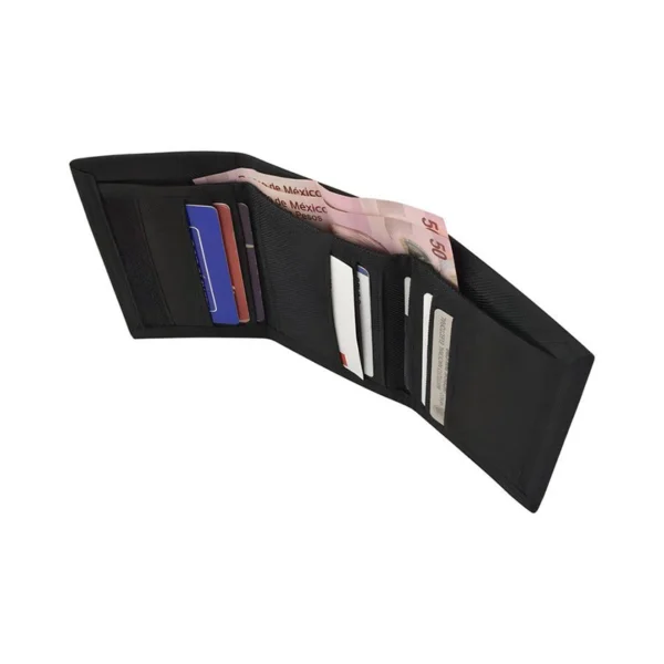 Wallis | Cartera unisex c/varios compartimientos, negra - W0303308 - Imagen 2