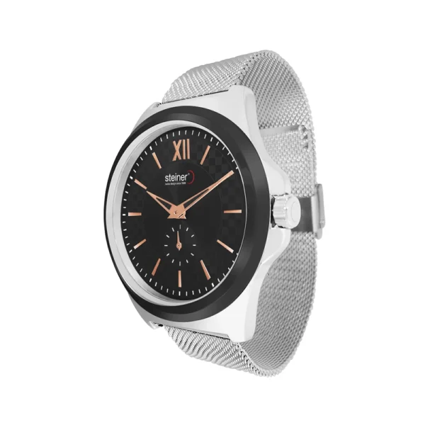 Reloj Caballero | Análogo, Negro/ Plateado Ø 40 mm – ST24269WQ - Imagen 2