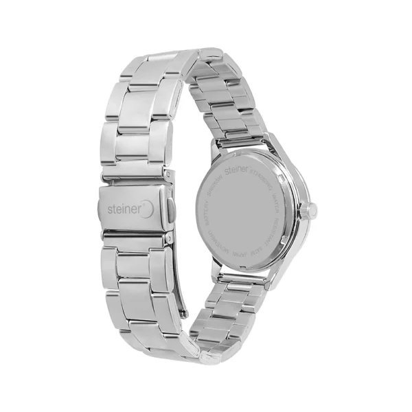 Reloj Dama | Anillo de Cristales, Plata Ø 37 mm - ST24282WQ - Imagen 3