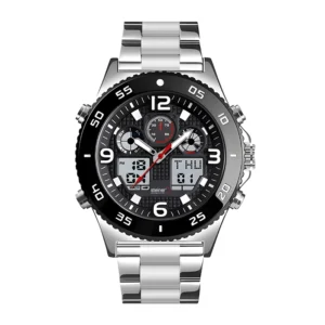 Reloj Caballero | Análogo/Digital, Plata Ø 45 mm – ST24309SK