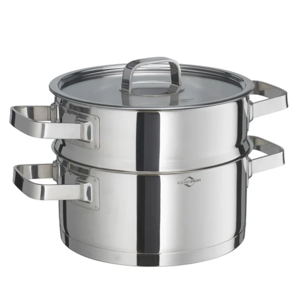 KÜCHENPROFI | Rustidera/vaporera 6 L, Acero Inoxidable - 23 9002 28 20