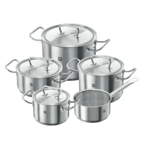 ZWILLING  ESSENCE| Batería de cocina 5-pzs, 18/10 Acero inoxidable- 66220-002