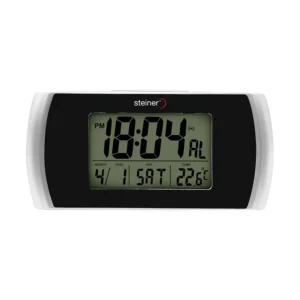 Reloj Despertador digital - Negro/Plata