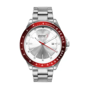 Reloj Caballero Análogo, 45 mm - Rojo