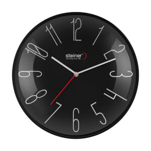 Reloj de Pared Análogo, 36 cm - Negro